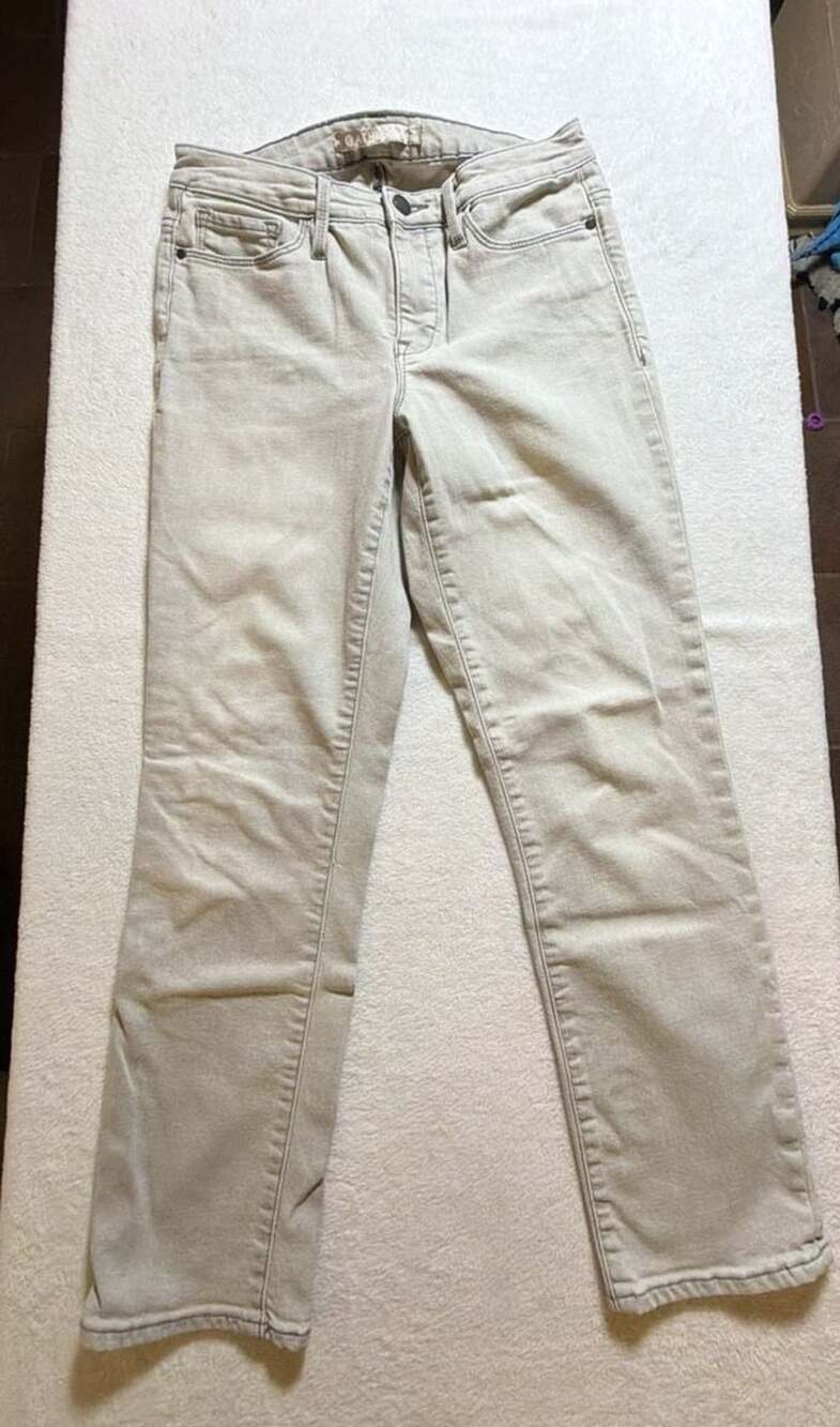 Athleta Gray Stretch Denim Pants Size 4